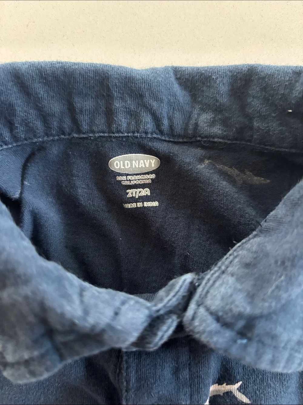 Old Navy Boys 2T Heather Gray Pull-On Leggings and Shark Navy Polo Shirt Outfit